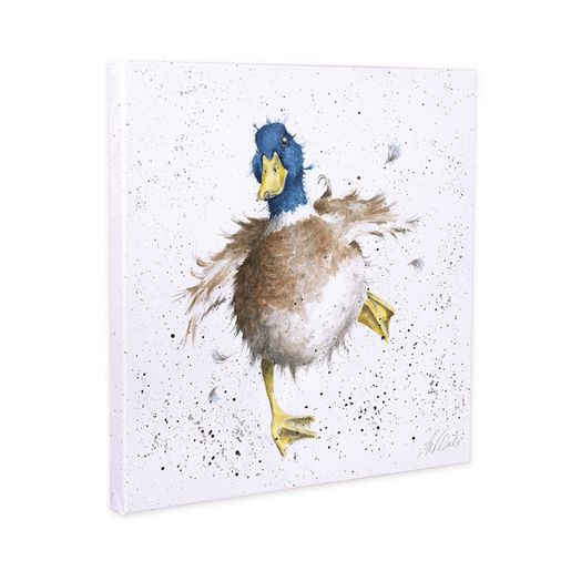Obraz Wrendale Designs "A Waddle And A Quack 20x20 cm - Kachna