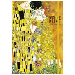 Zápisník Shkolyaryk Sketch & Note, A5, 80 l., tečkovaný - Gustav Klimt, Polibek