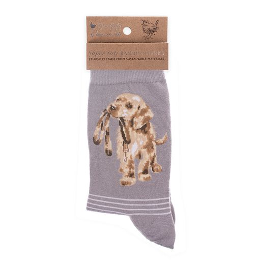Bambusové ponožky "Hopeful" - Pes, labrador