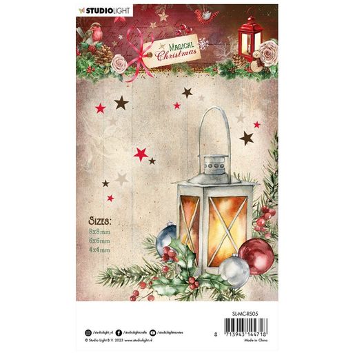 Samolepicí hvězdičky Studio Light "Magical Christmas", 168 ks 
