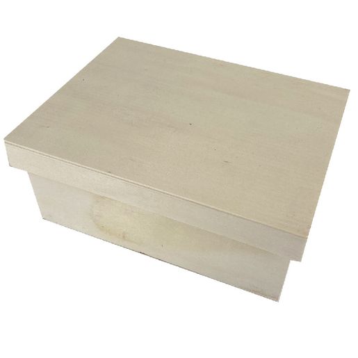 Dřevěná krabička k dozdobení - 18x14x7,5 cm