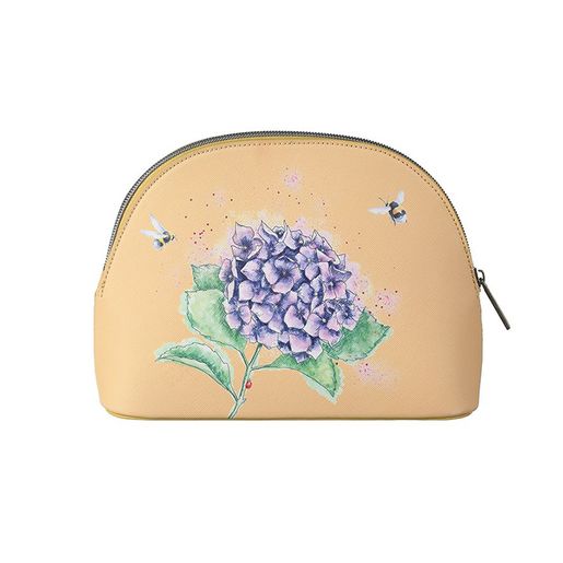 Střední kosmetická taška "Hydrangea" - Včely a hortenzie