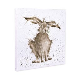 Obraz Wrendale Designs "Hare-Brained", 20x20 cm - Zajíc