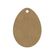Dřevěný výřez k dekoraci Gomille, závěsný, 5,8x8 cm - Vajíčko
