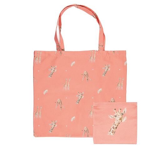 Skládací nákupní taška Wrendale Designs "Flowers" - Žirafa