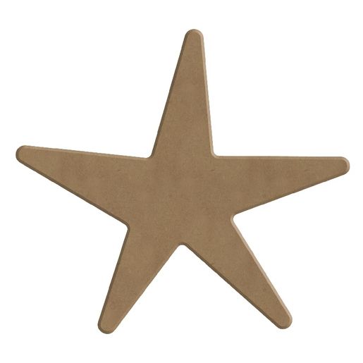 Dřevěný výřez k dekoraci Gomille, 13 cm - Hvězdice
