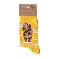 Dámské ponožky Wrendale Designs "Little One" - Pes, jezevčík